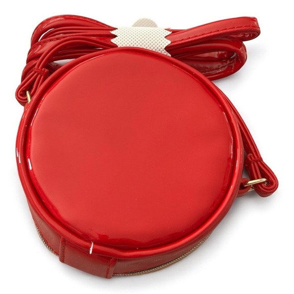 Marc Jacobs Patent Leather Red Round Crossbody Bag - Picture 3 of 5